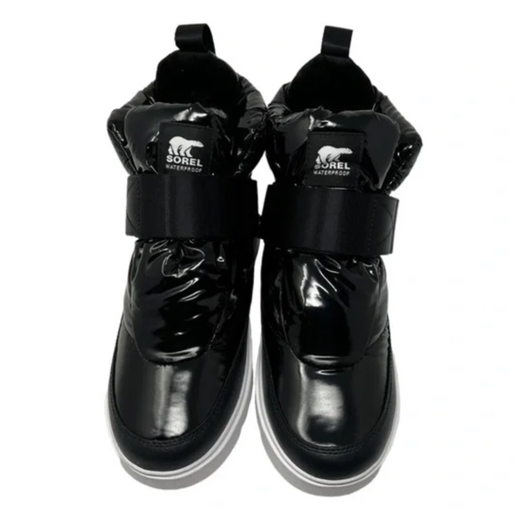 SOREL Joan of Artic Next Lite Strap Puffy Boots Black, Size 9 (9.5 runs large) - Picture 10 of 13